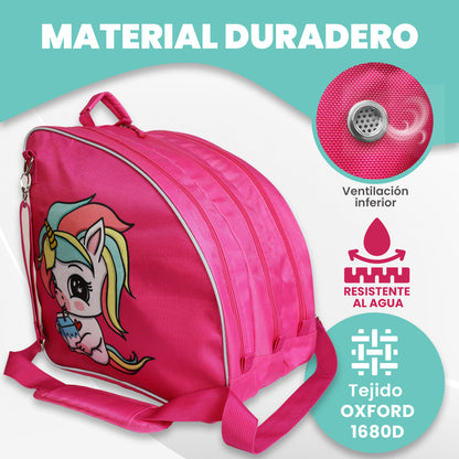 Bolsa para patines Rosa - Unicornio