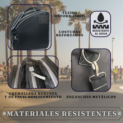 Bolsa para patines Negra/Gris