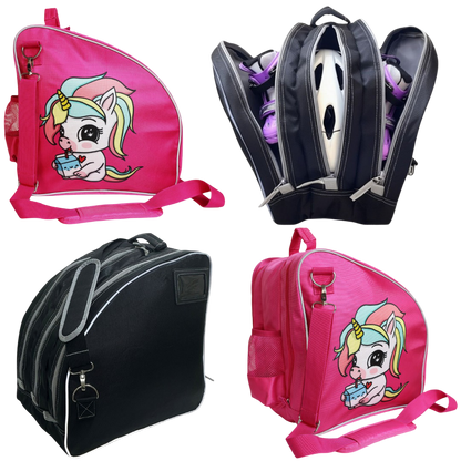 Bolsa para patines Negra/Gris