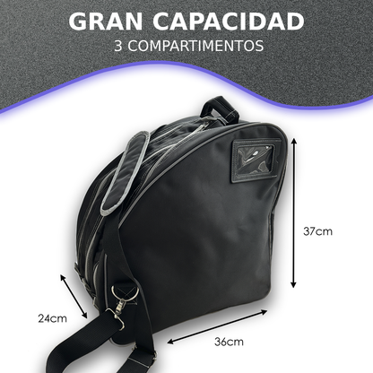 Bolsa para patines Negra/Gris